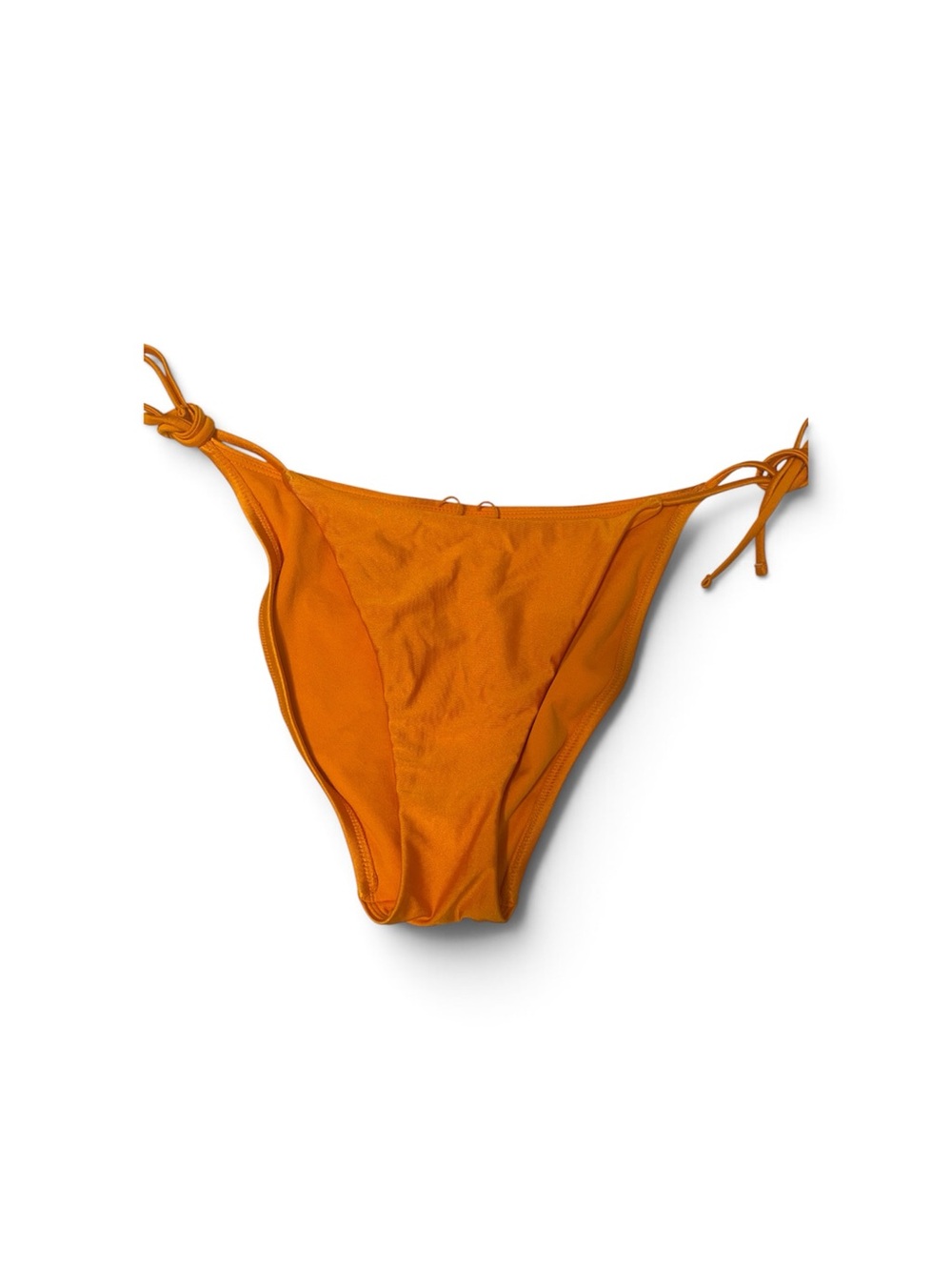 Shade & Shore Orange Tie-Side Bikini Bottom